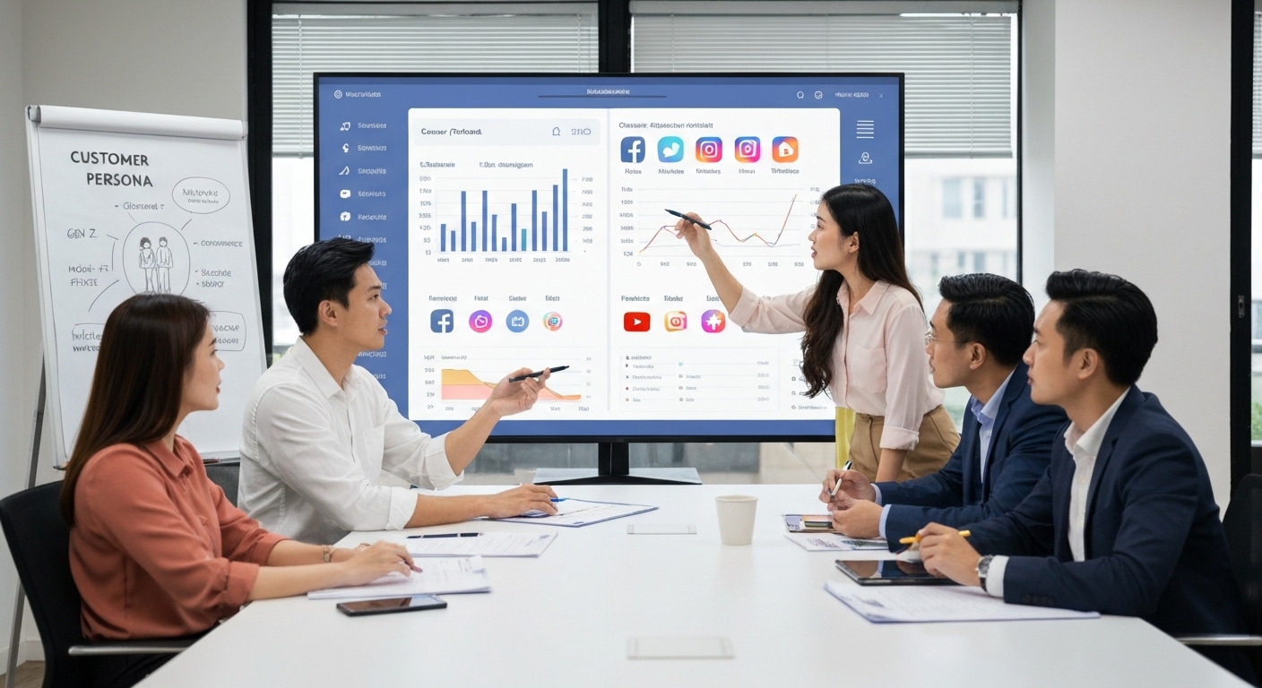 Xác định khách hàng mục tiêu cho chiến lược truyền thông đa kênh