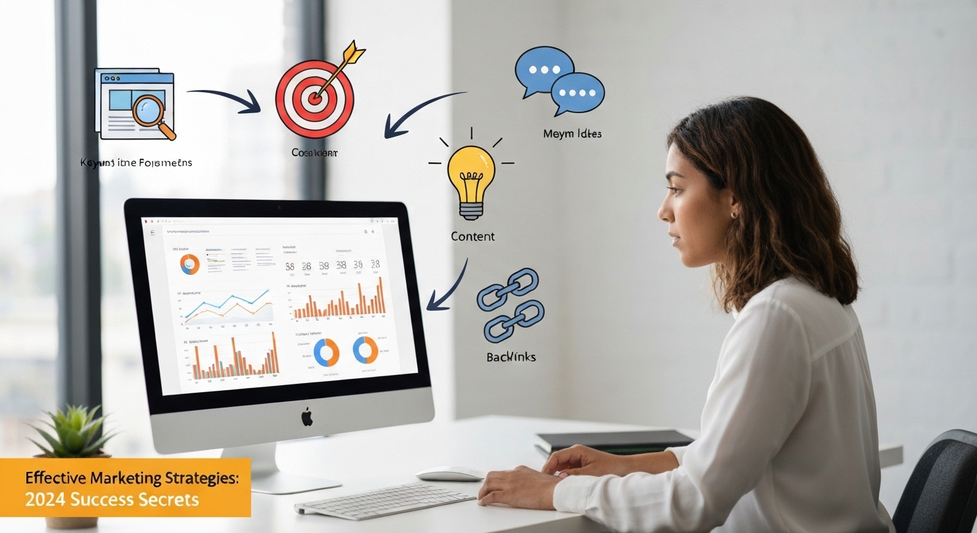 Minh họa quá trình tối ưu hóa SEO cho website