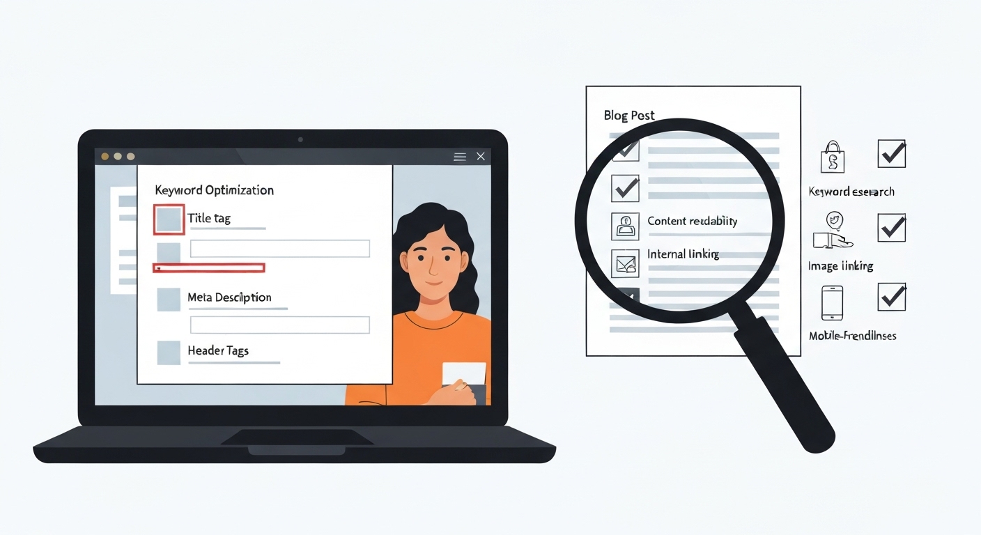 Hình ảnh minh họa các yếu tố On-Page SEO