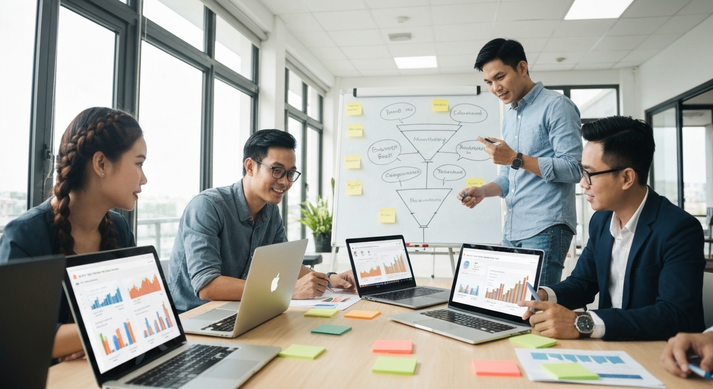 Lợi ích của marketing mạng xã hội: xây dựng thương hiệu, tăng tương tác, quảng bá sản phẩm.