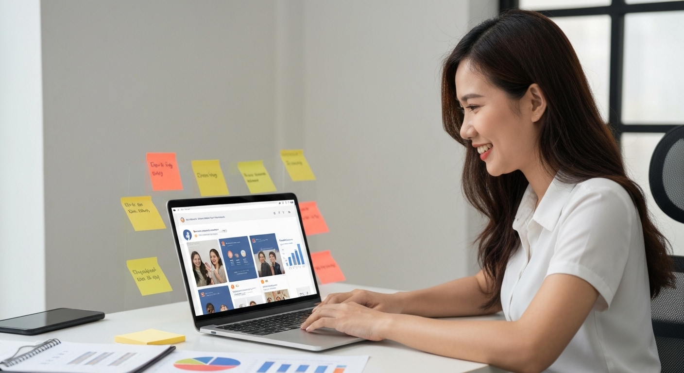 Tạo nội dung hấp dẫn và thu hút trên Facebook