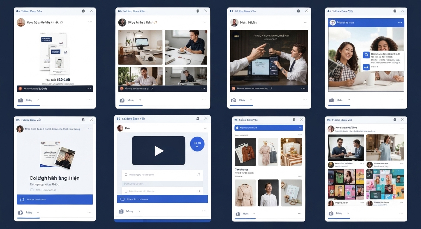Các loại hình quảng cáo Facebook phổ biến